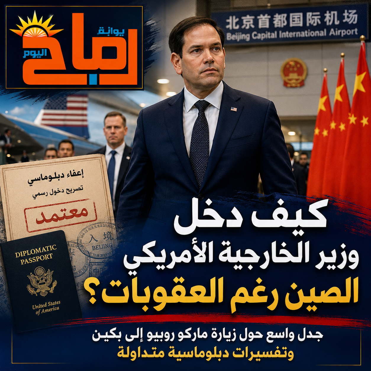 كيف دخل ماركو روبيو الصين رغم العقوبات؟ الاسم الصيني الجديد يفتح باب جدل دبلوماسي
